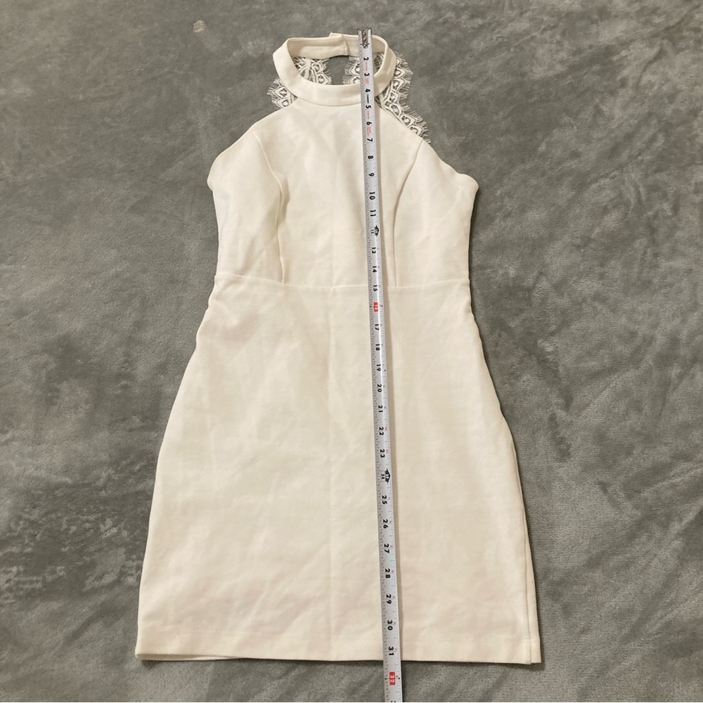 Lulu's Ivory Lace Dress - Picture 14 of 16
